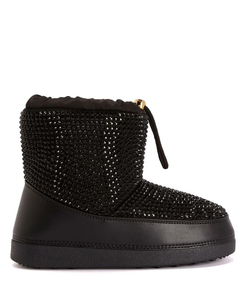 Giuseppe Zanotti Black Gz-Aspen Rhinestone-Embellished Boots