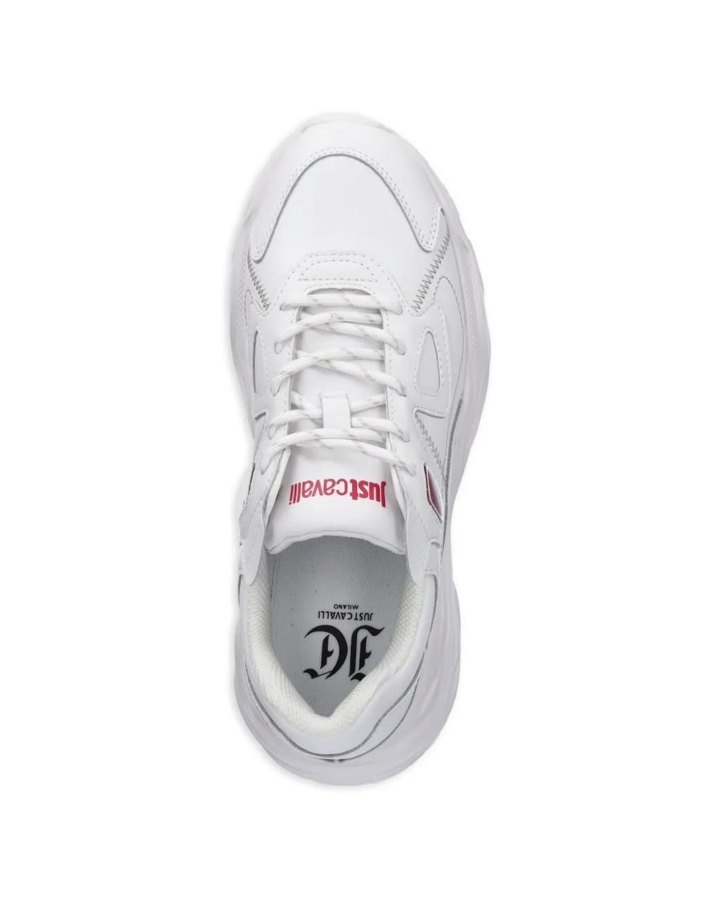 Just Cavalli White New Casper Sneakers