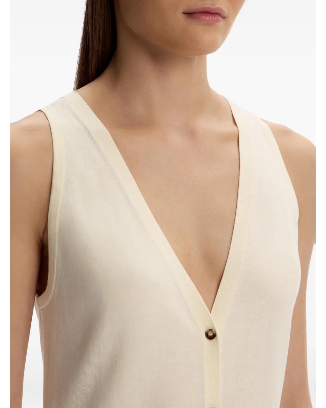 12 STOREEZ White Buttoned Maxi Dress