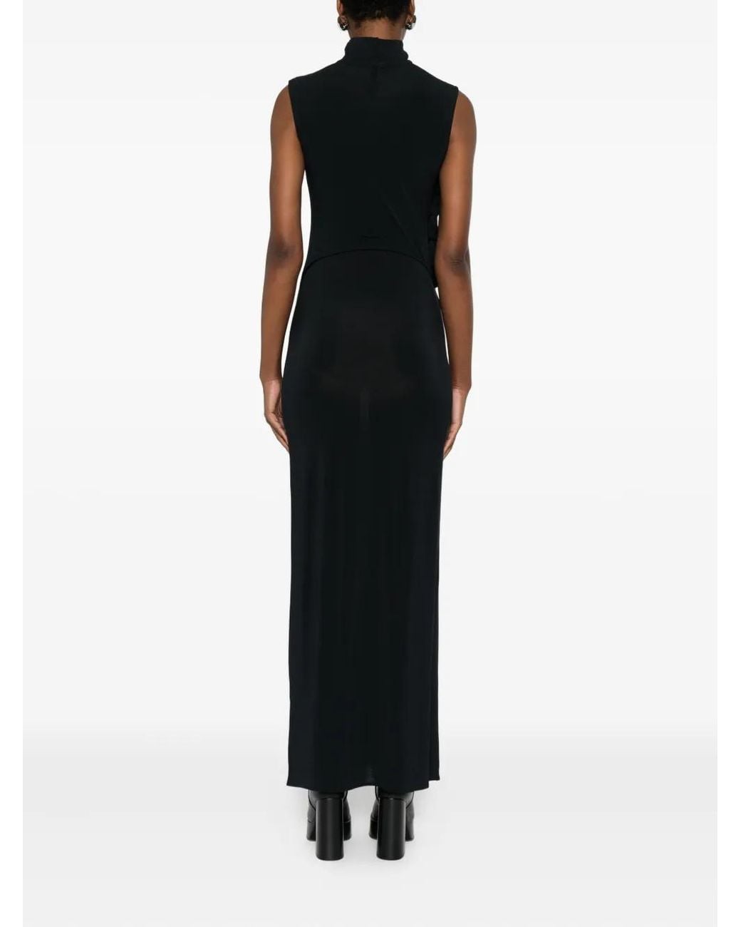 Jean Paul Gaultier Black Layered Dress