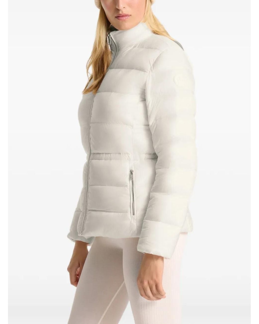 Fusalp White Kerin Quilted Bomber Jacket