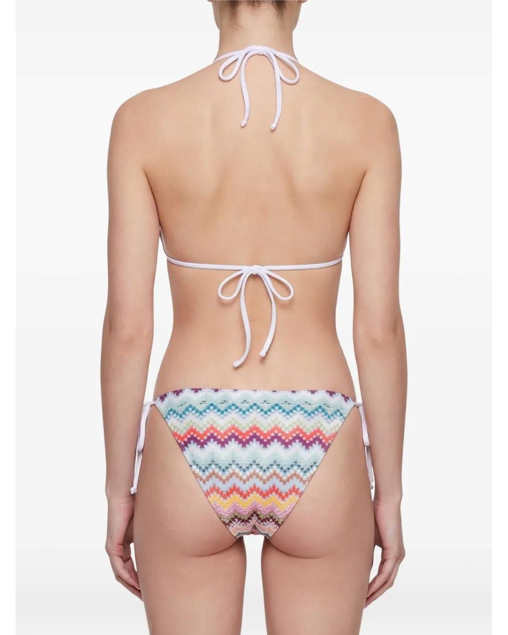 Missoni White Triangle Bikini Set
