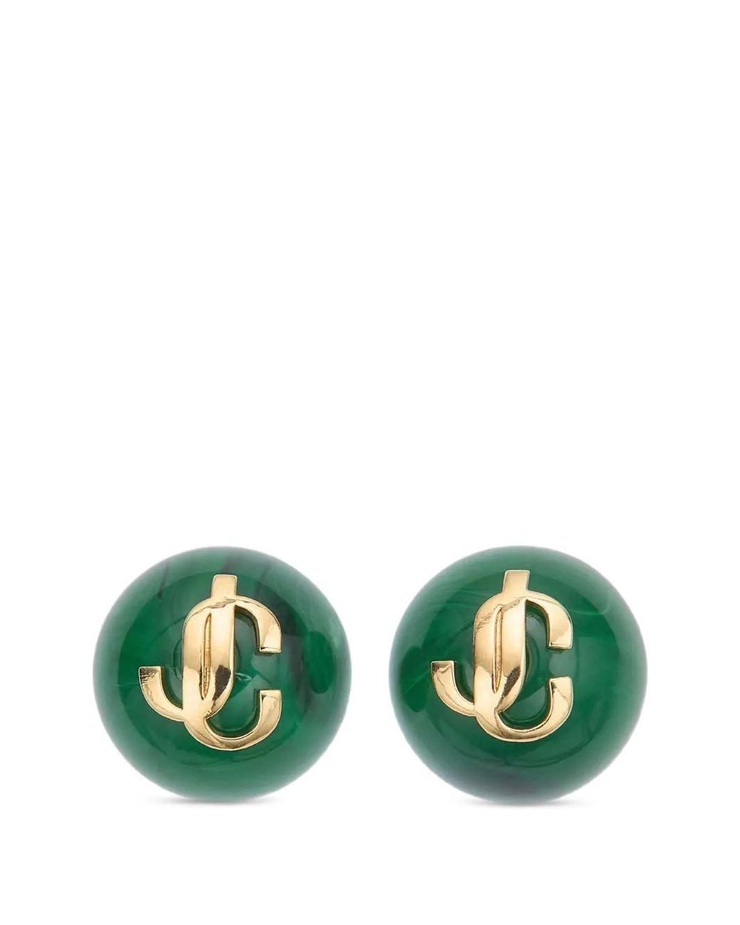 Jimmy Choo Green Beads Earrings