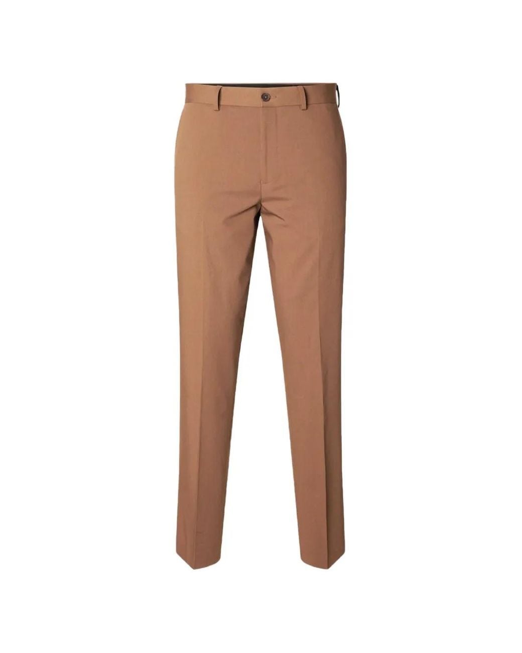 SELECTED Natural Pantalon Slim À Passants De Ceinture for men