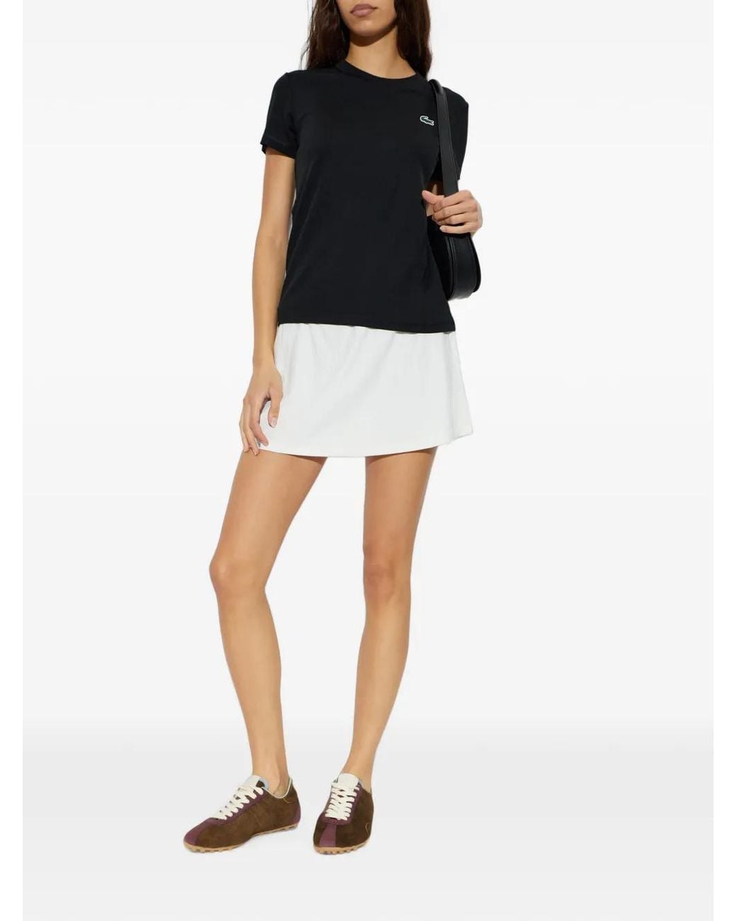 Lacoste Black Logo-Patch T-Shirt