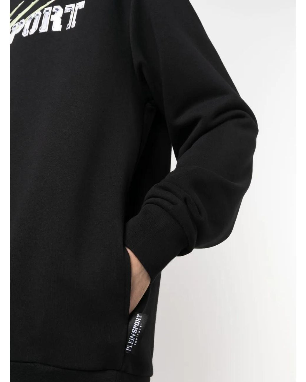Philipp Plein Black Chrome Scratch Edition Hoodie for men