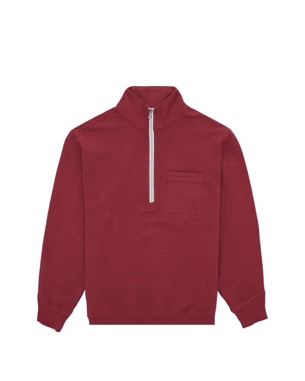 Fortela Red Princeton Zip Sweatshirt for men