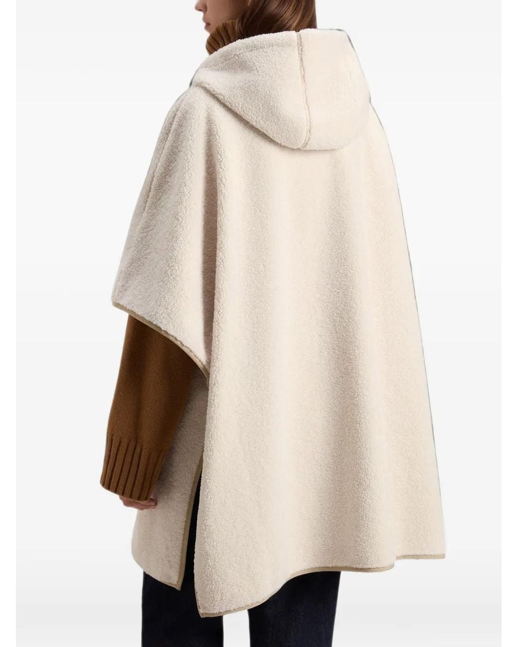 Woolrich Natural Hooded Cape
