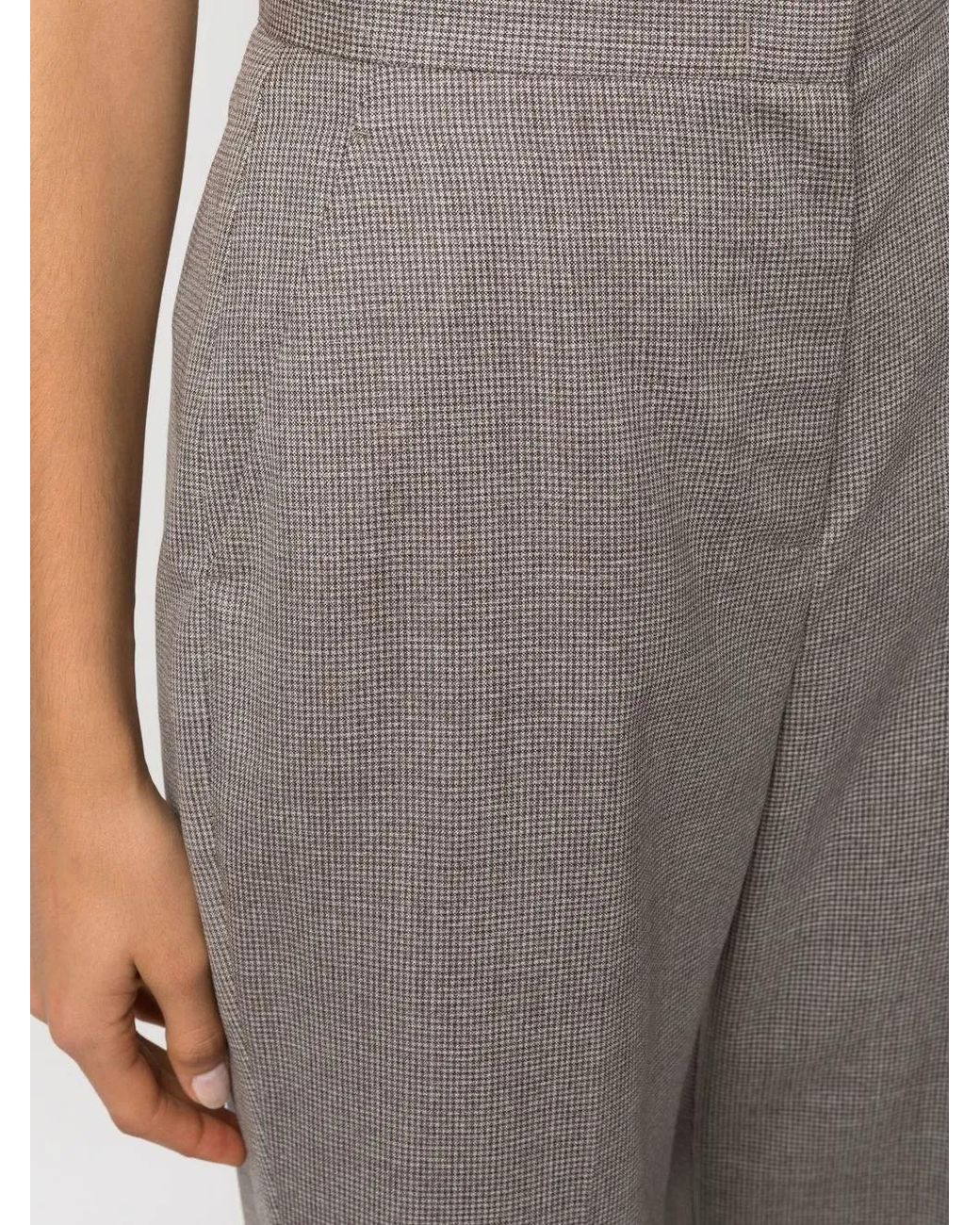 Fabiana Filippi Gray Flared Tailored Trousers