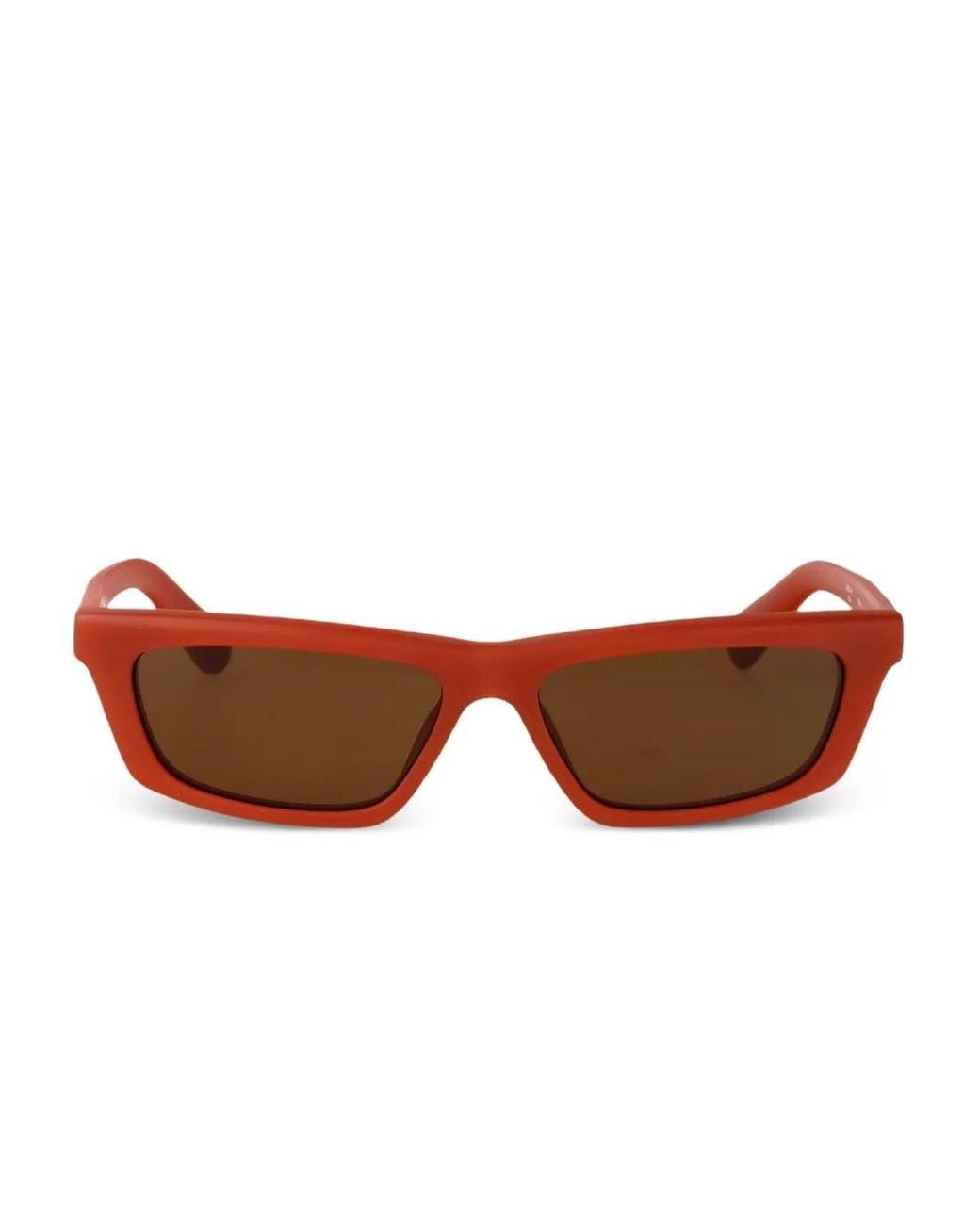 Jacquemus Brown Lunettes De Soleil À Monture Rectangulaire