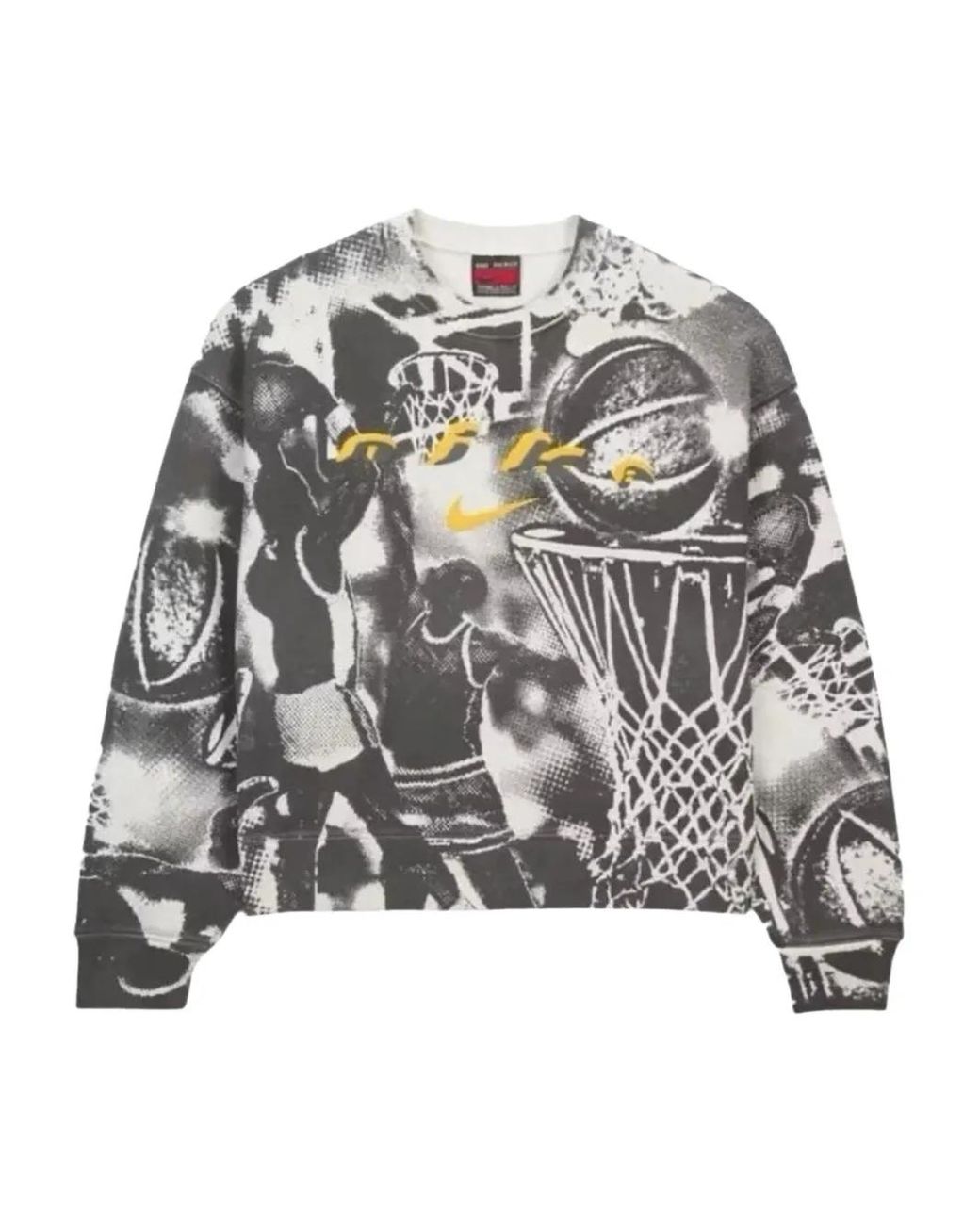 Nike Gray Cactus Plant Flea Market Crew-Neck Sweatshirt for men