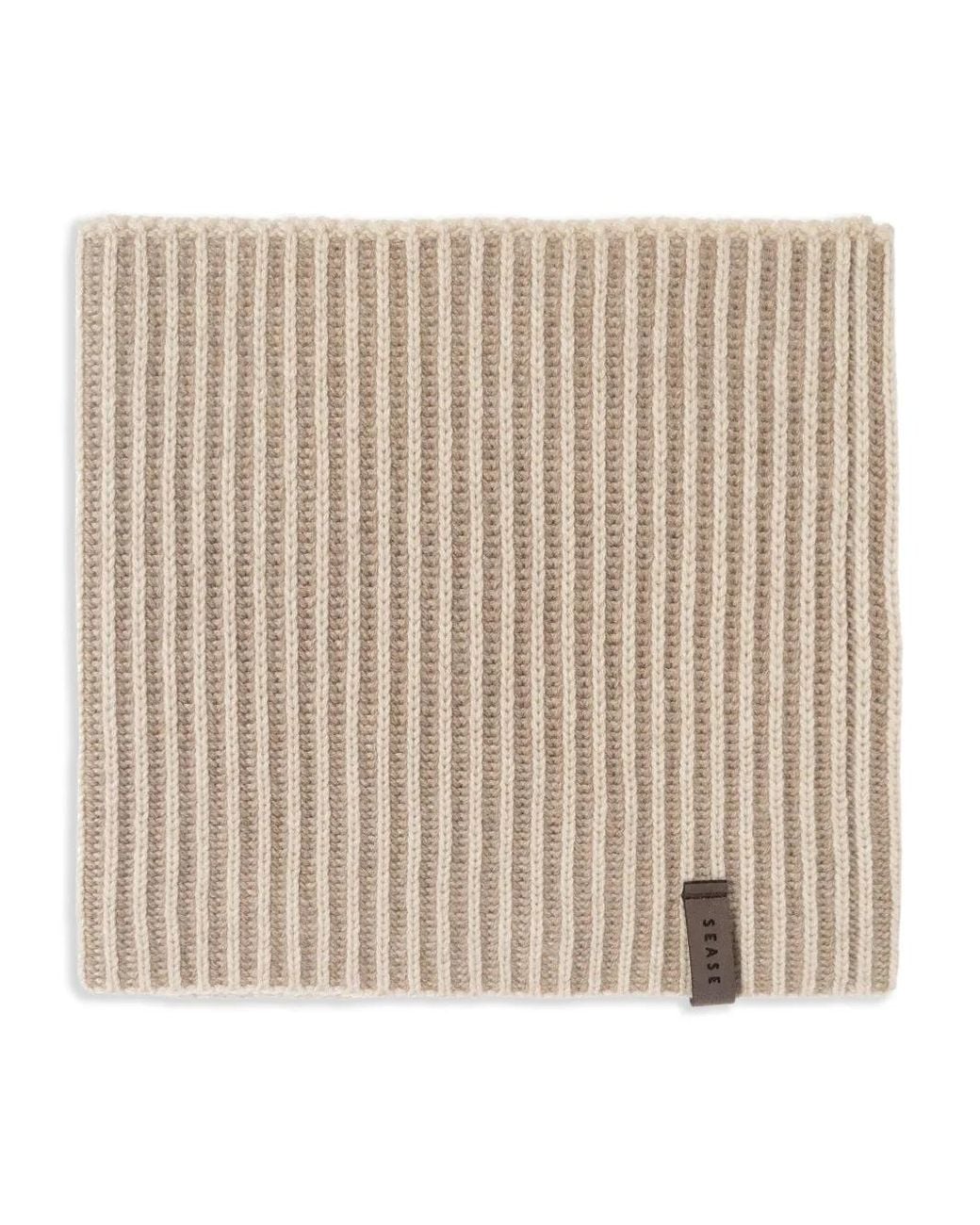 Écharpe En Maille Côtelée Sease pour homme en coloris Natural
