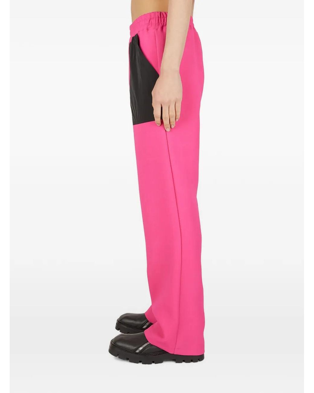 (DI)VISION Pink Patch-Pocket Trousers