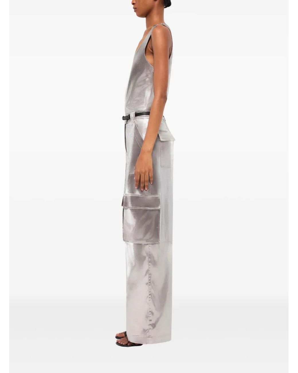 Pantalon Beatriz Jonathan Simkhai en coloris Gray