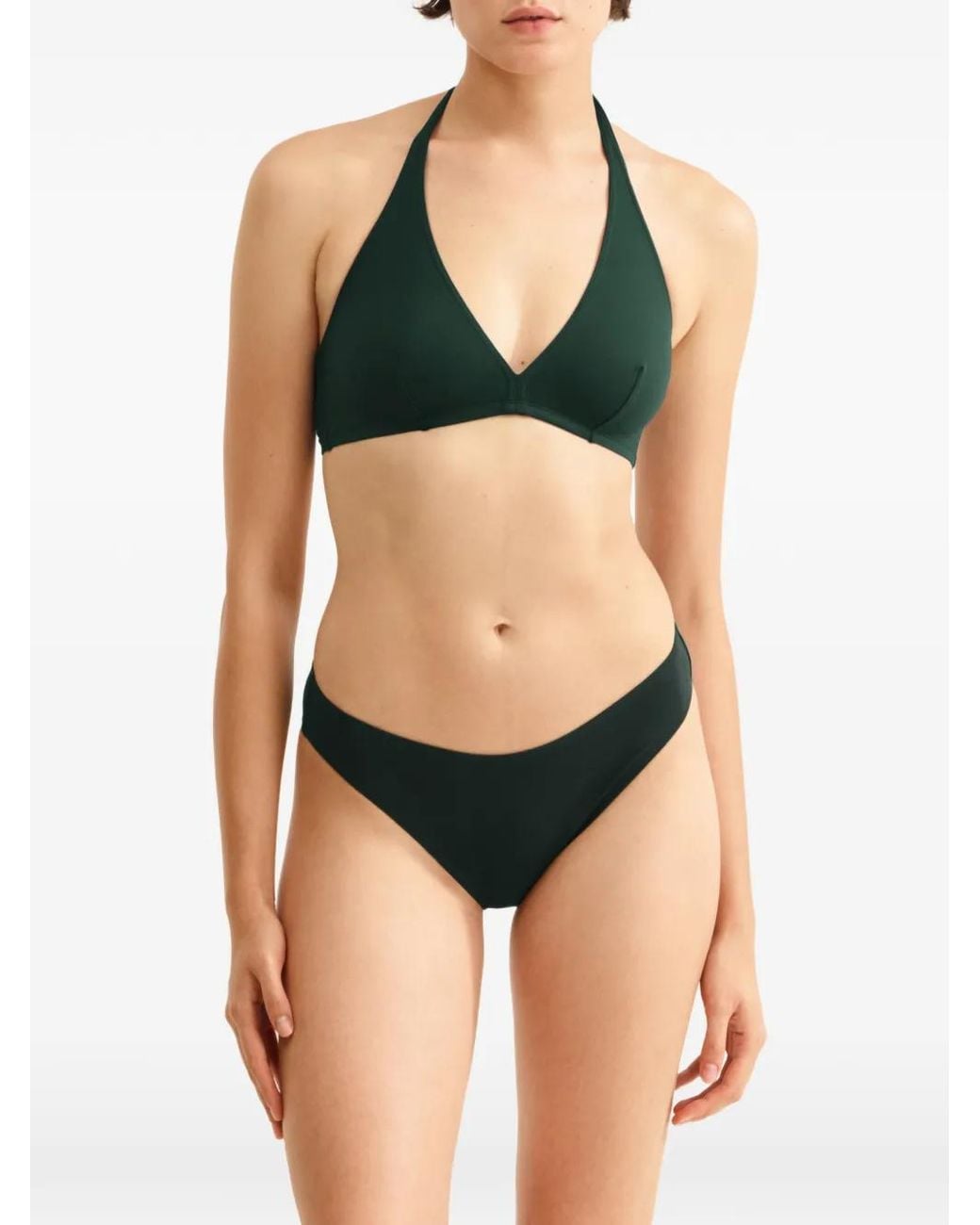 Eres Green High-Cut Bikini Bottoms