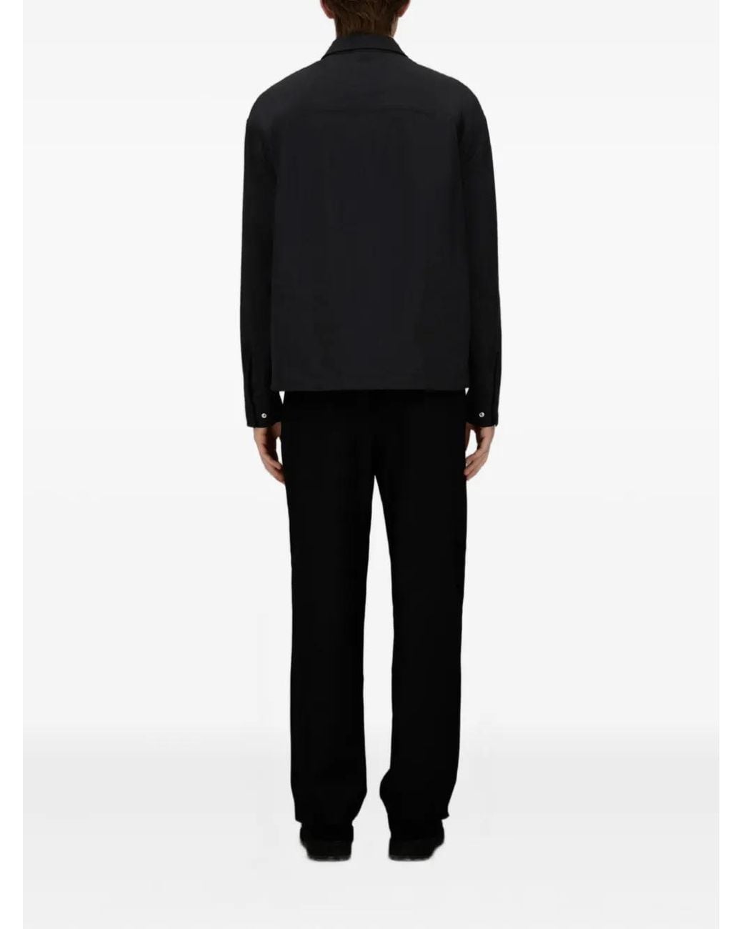 Herno Black Veste À Fermeture Zippée for men