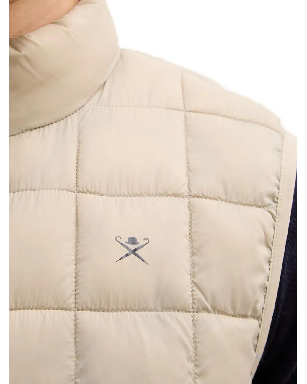 Chaleco Con Logo Bordado Hackett de hombre de color Natural