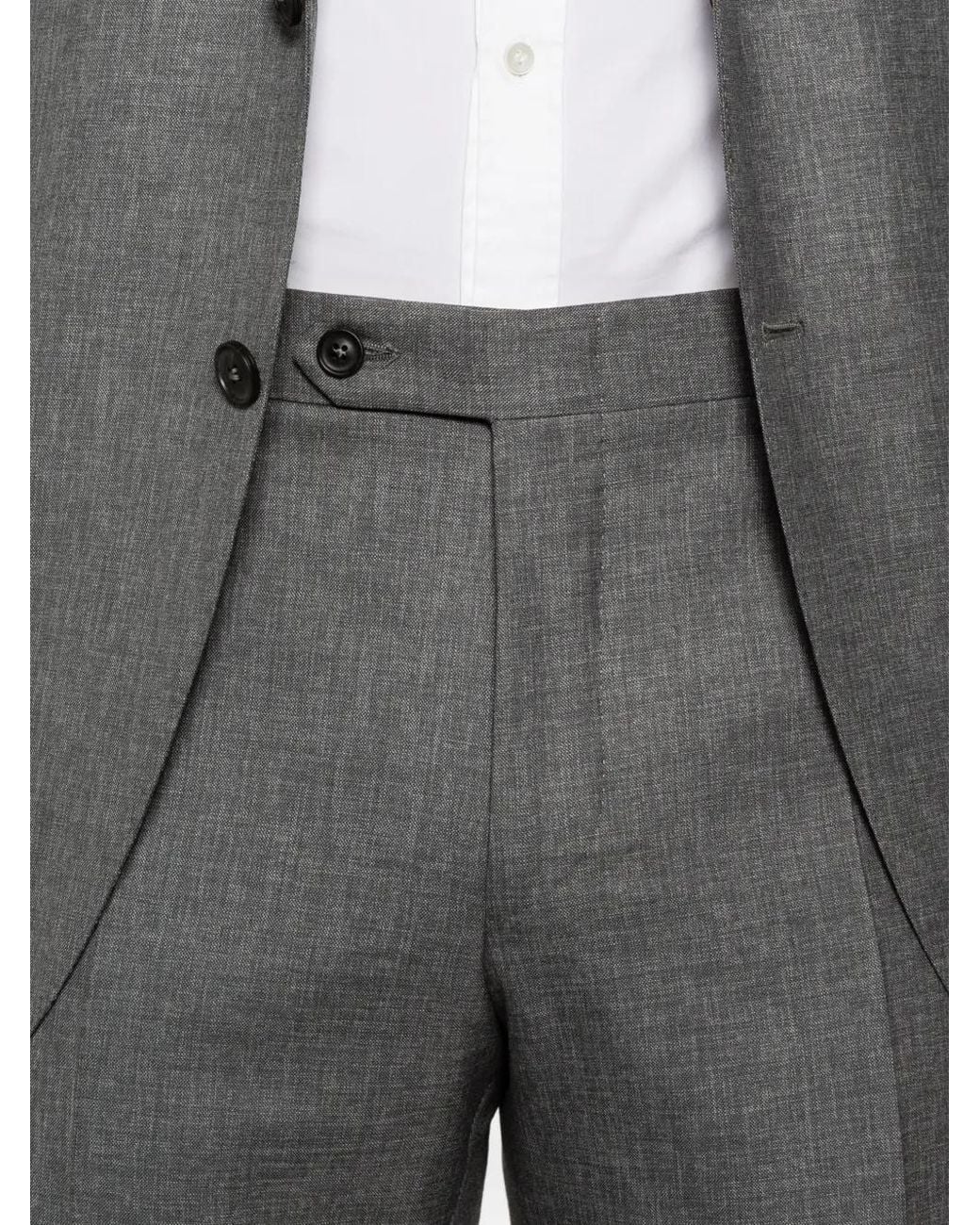 Canali Gray Button Blazer for men