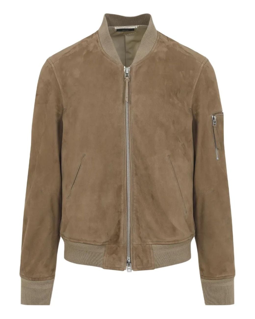 Tom Ford Brown Leather Jacket for men