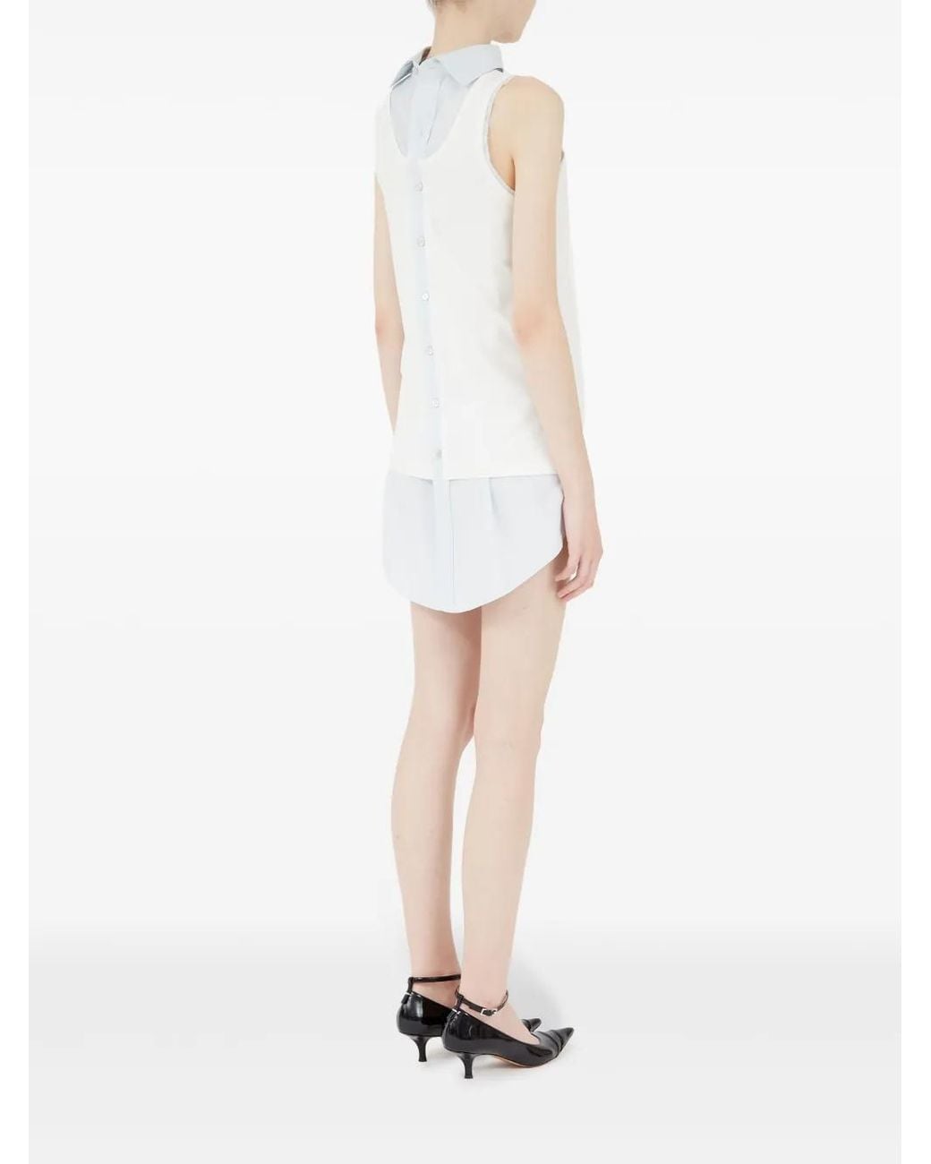 Maison Margiela White Back To Front Shirt