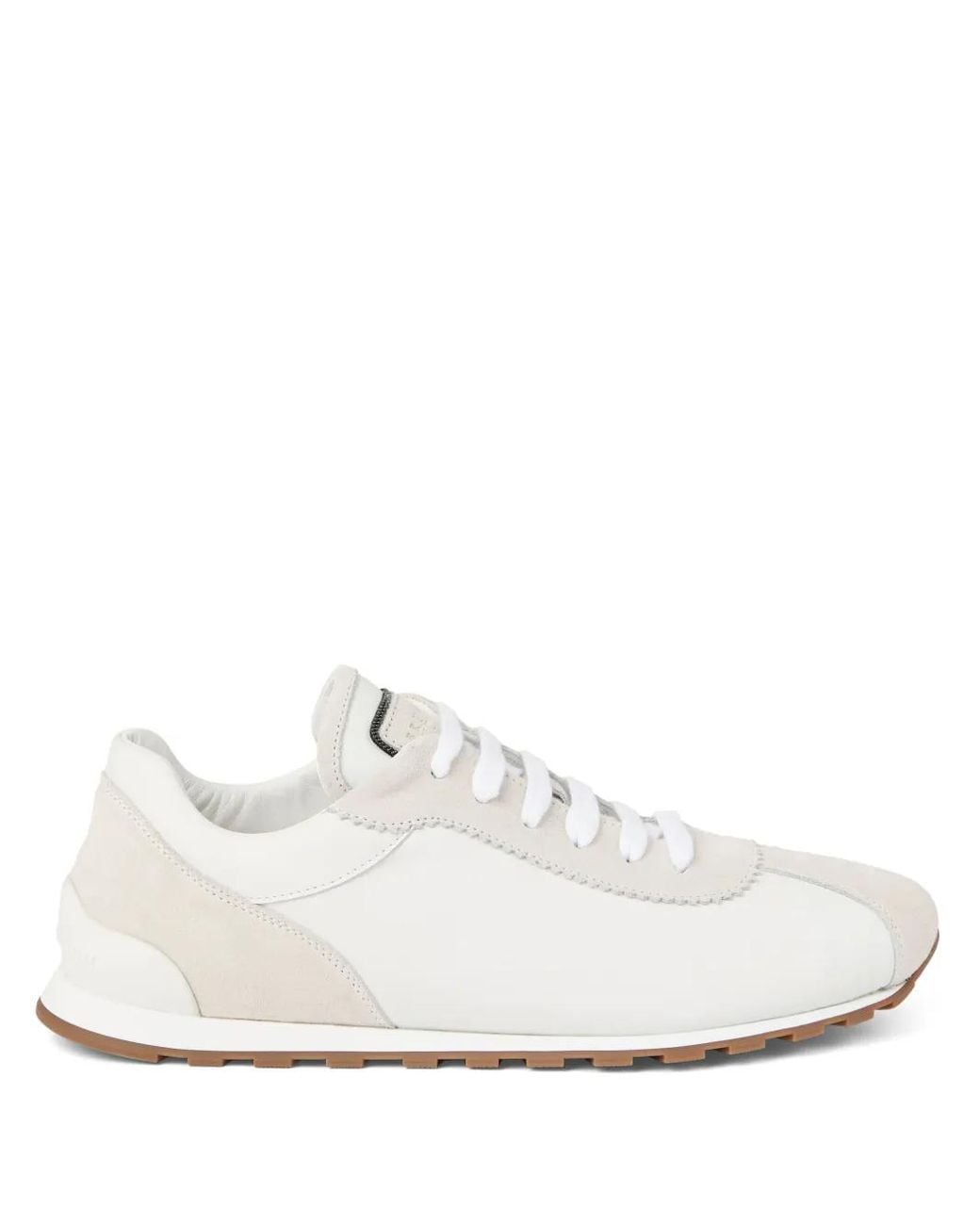Brunello Cucinelli White 'Runners' Sneakers