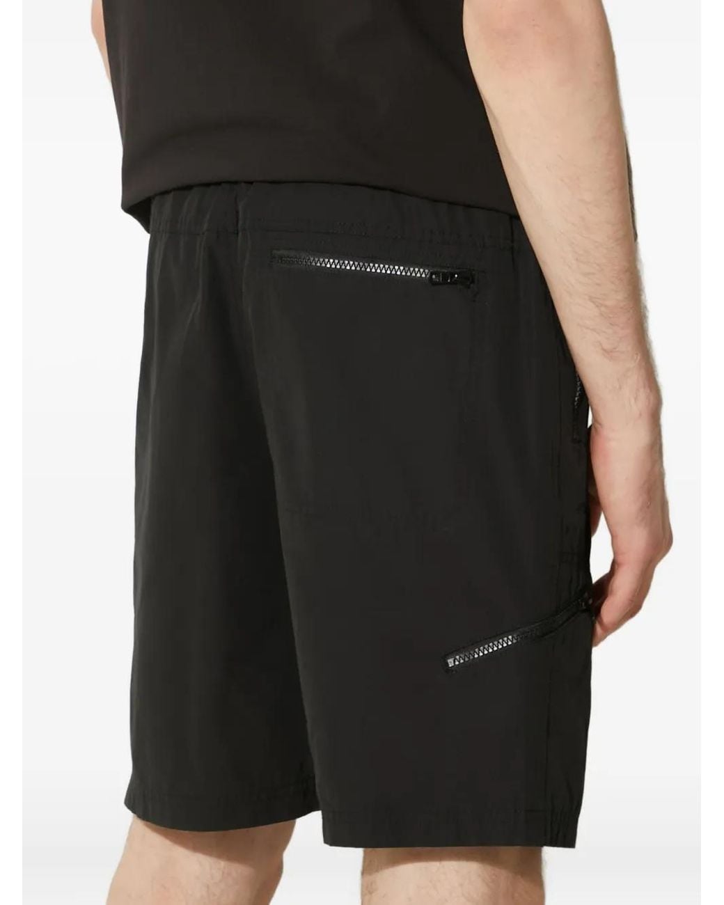 Thisisneverthat Black Zip-Detail Shorts for men