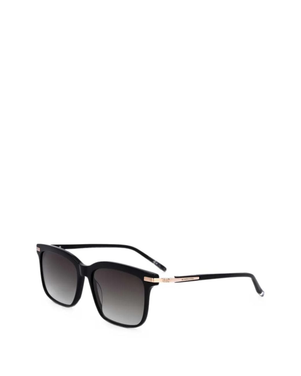 Scotch & Soda Black Squared-Frame Sunglasses for men