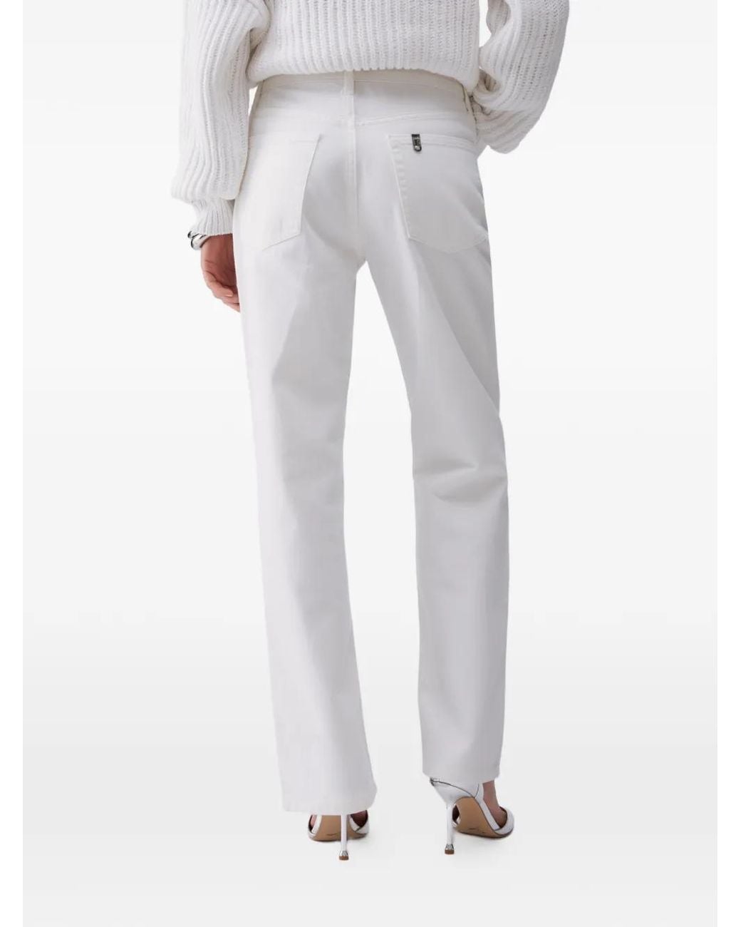 Liu Jo White Five-Pocket Jeans