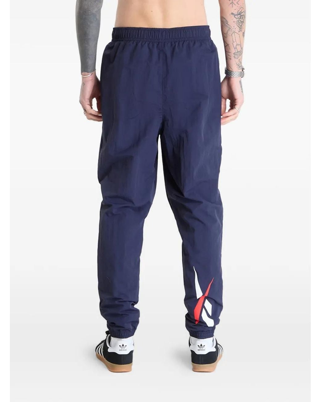 Reebok Blue Drawstring Track Trousers for men