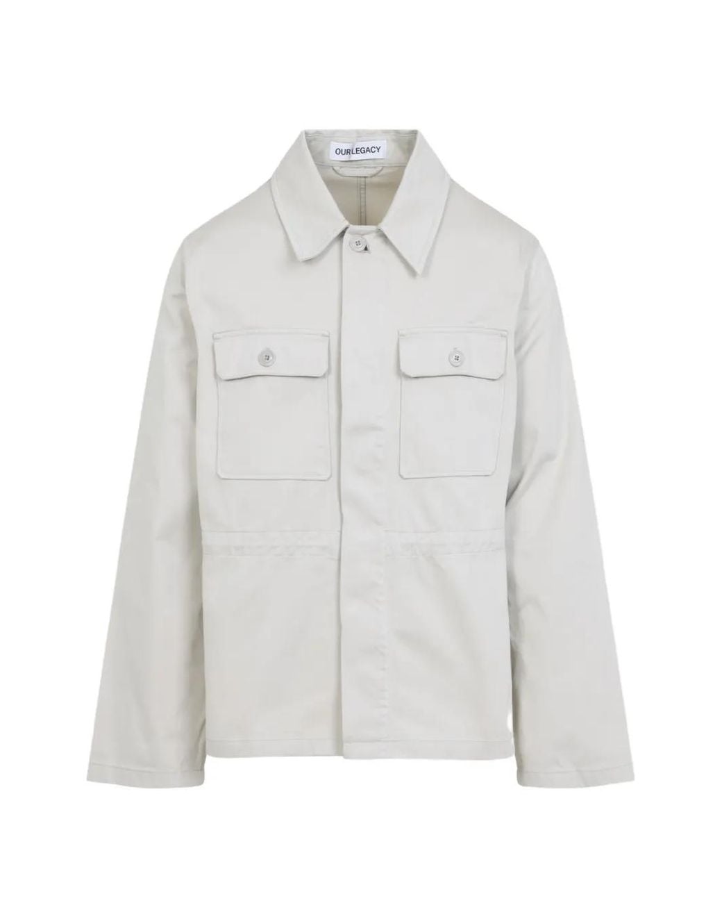 Our Legacy White Veste Boutonnée Unity for men