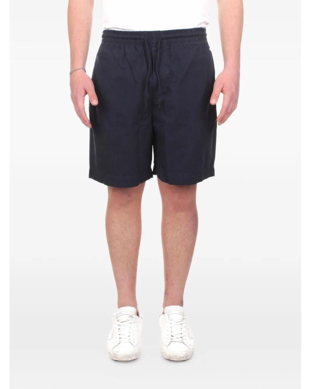 Bermudas Con Cordón Elástico Woolrich de hombre de color Blue