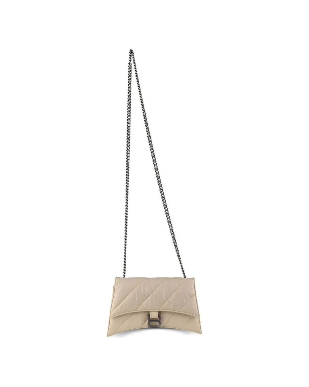 Balenciaga Natural Xs Crush Crossbody Bag