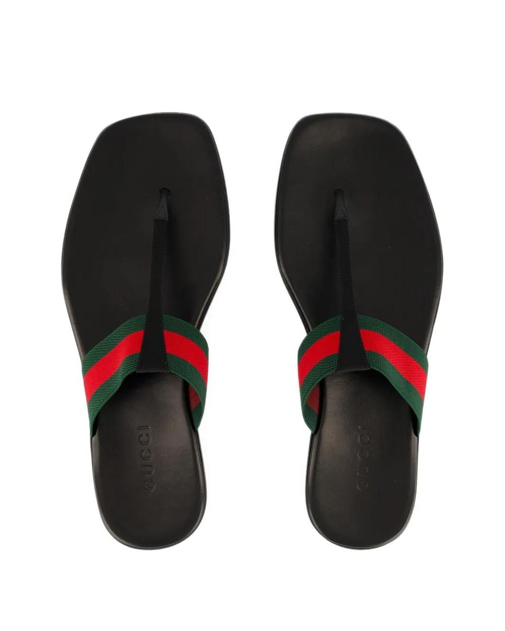 Gucci White Flip-Flop Sandals for men