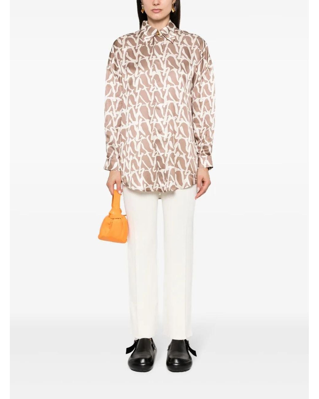 Aeron White Julia A-Monogram Shirt