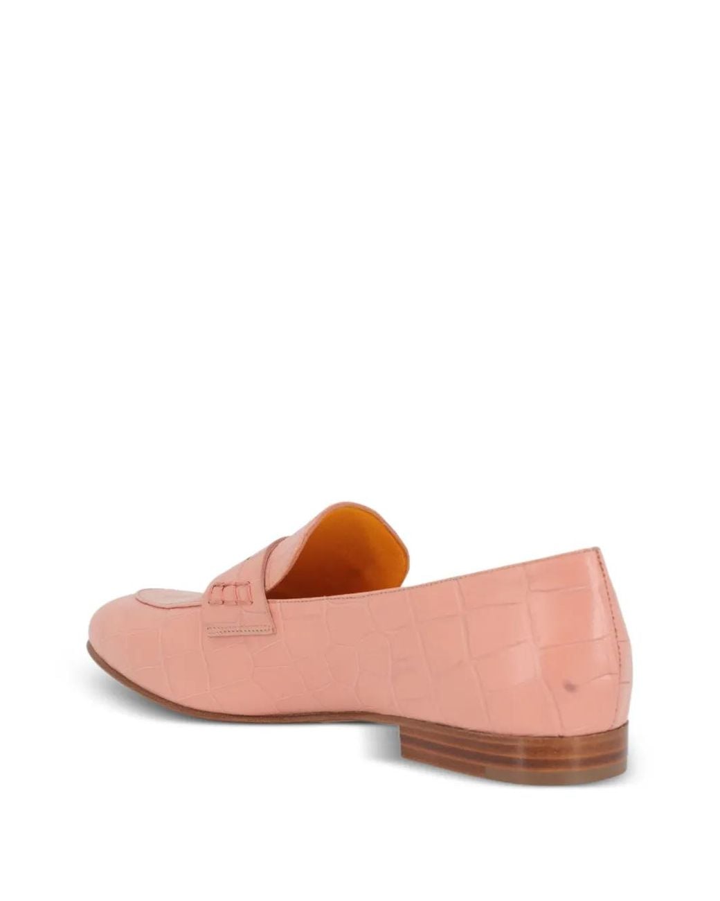 Madison Maison Pink Loafer mit Kroko-Effekt