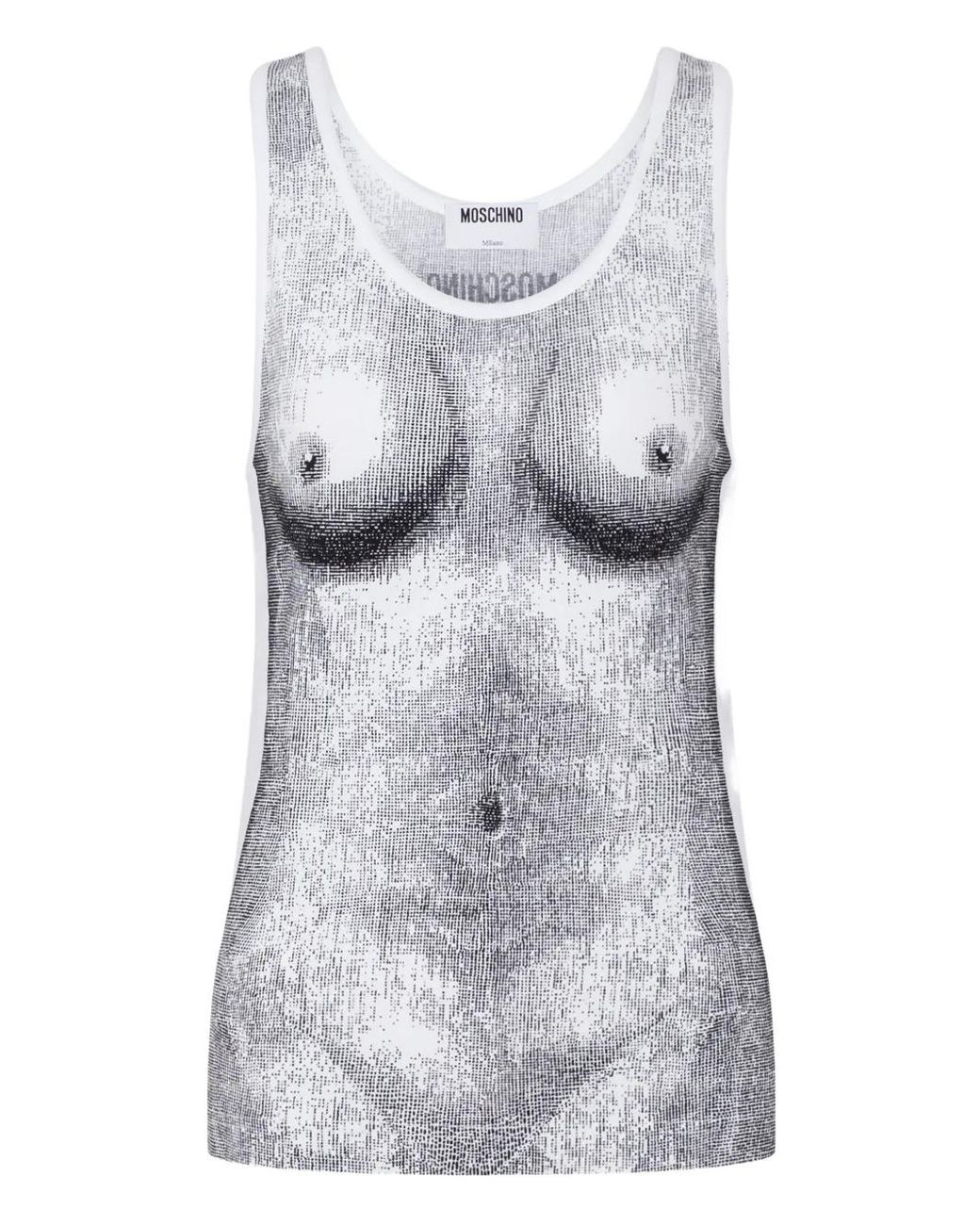 Moschino Metallic Statua Top