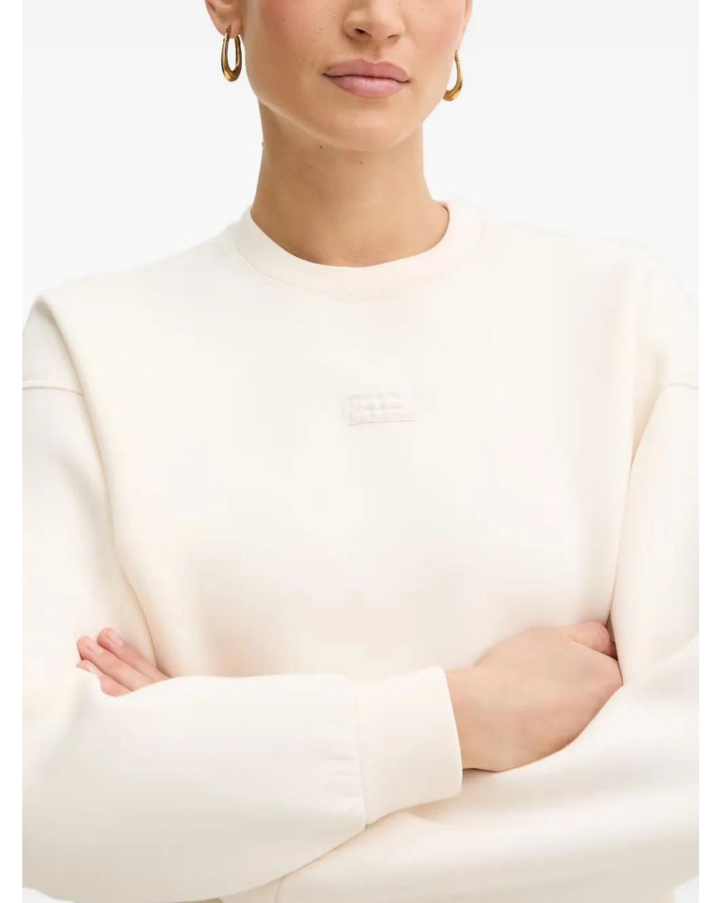 Pull À Patch Logo ARMANI EXCHANGE en coloris White