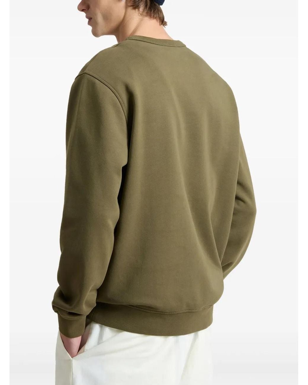 Woolrich Green Graphic-Print Sweatshirt for men