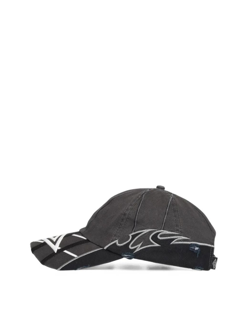 Umbro Gray X Slam Jam Casquette Goalkeeper À Imprimé Graphique Et Effet Usé