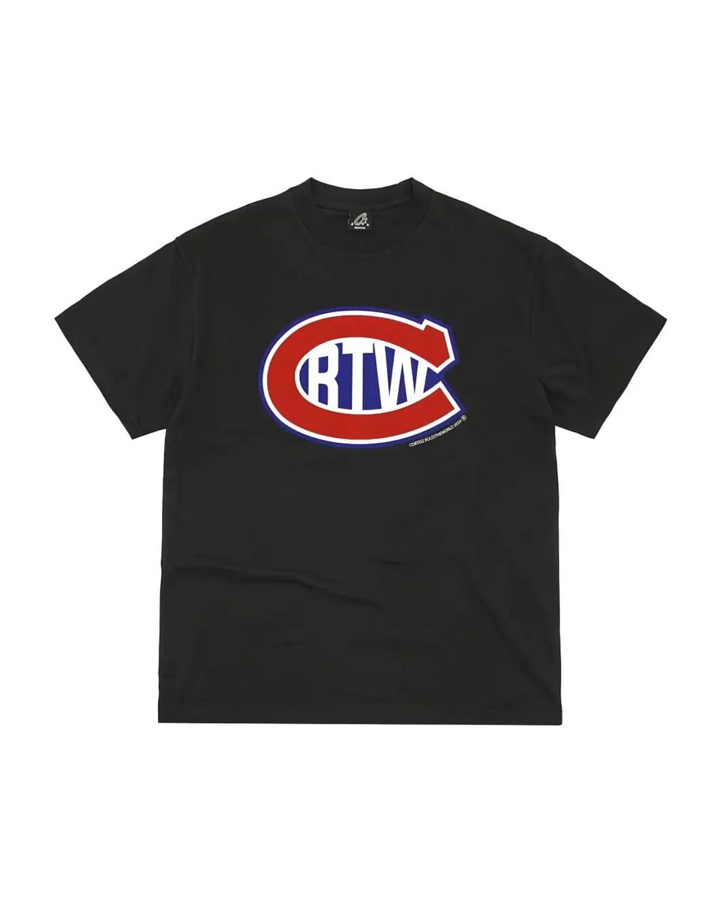 corteiz Logo-Print T-Shirt in Black | Lyst