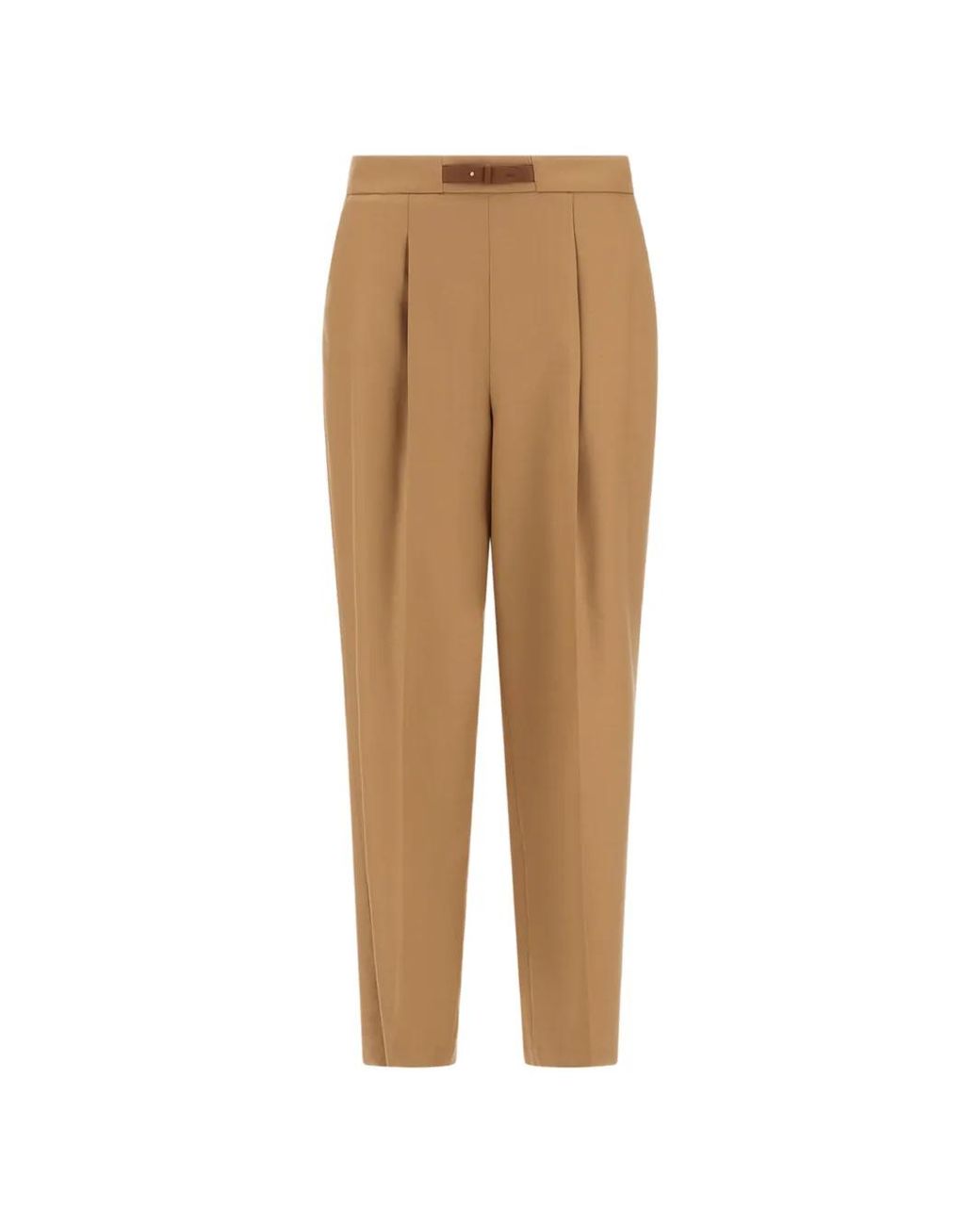 Herno Natural Pleat-Detail Trousers