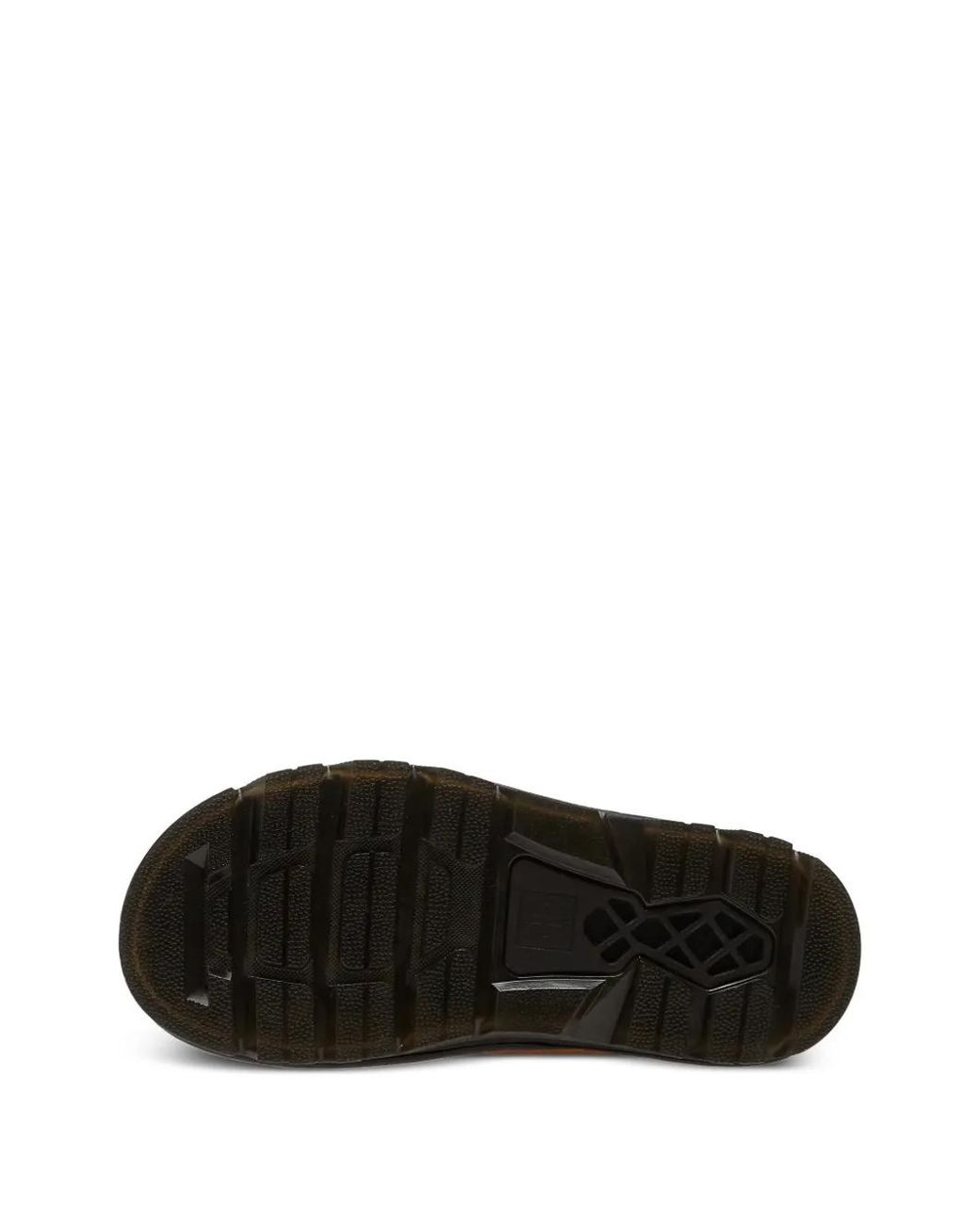 Dr. Martens Brown Platform-Heel Mules