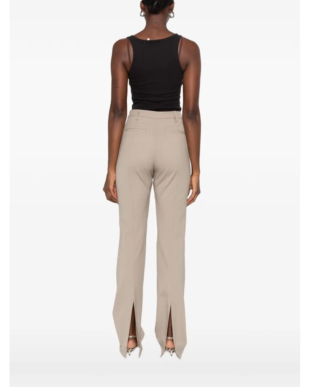 Thelatest Natural Split-Hem Trousers