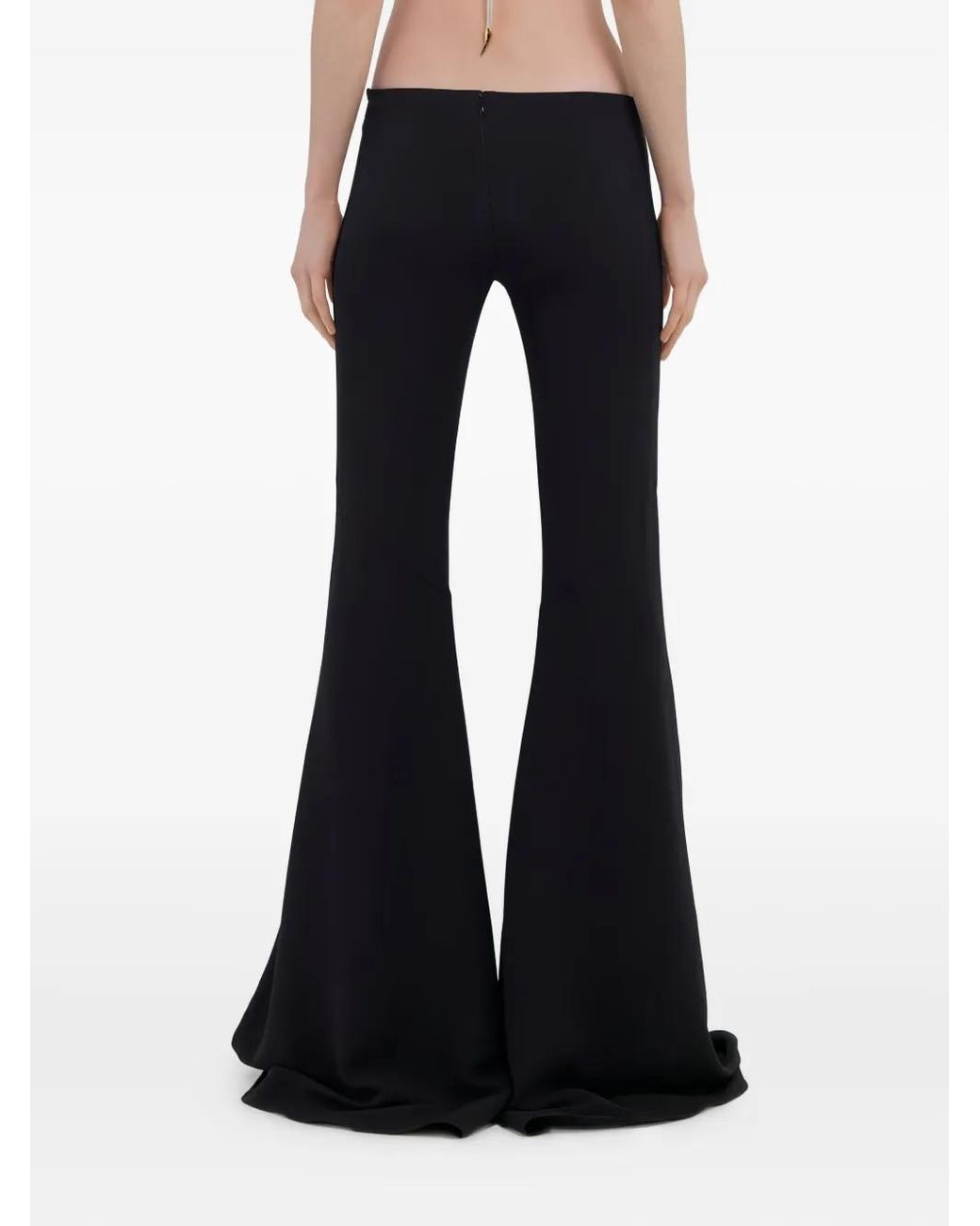 Roberto Cavalli Black Flared-Leg Trousers
