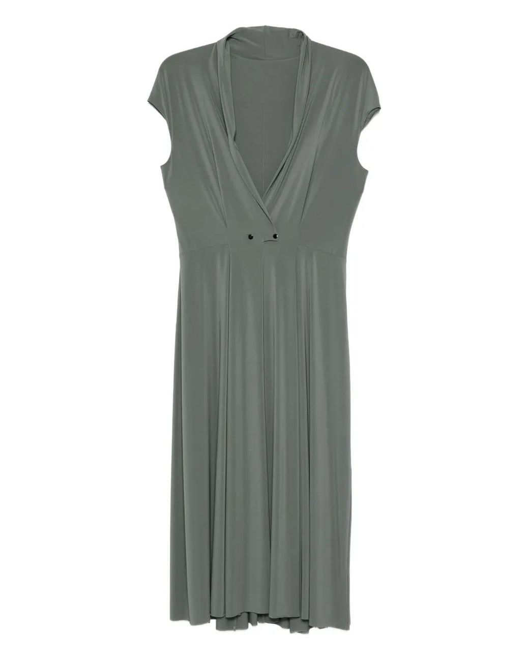 Alberta Ferretti Gray Viscose Elastane Dress
