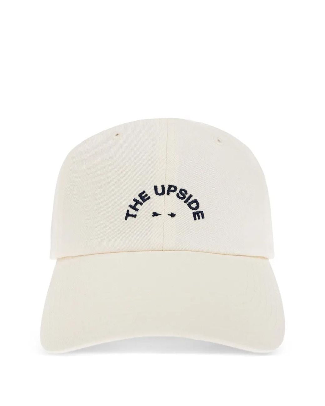 The Upside White Marlon Embroidered Baseball Cap