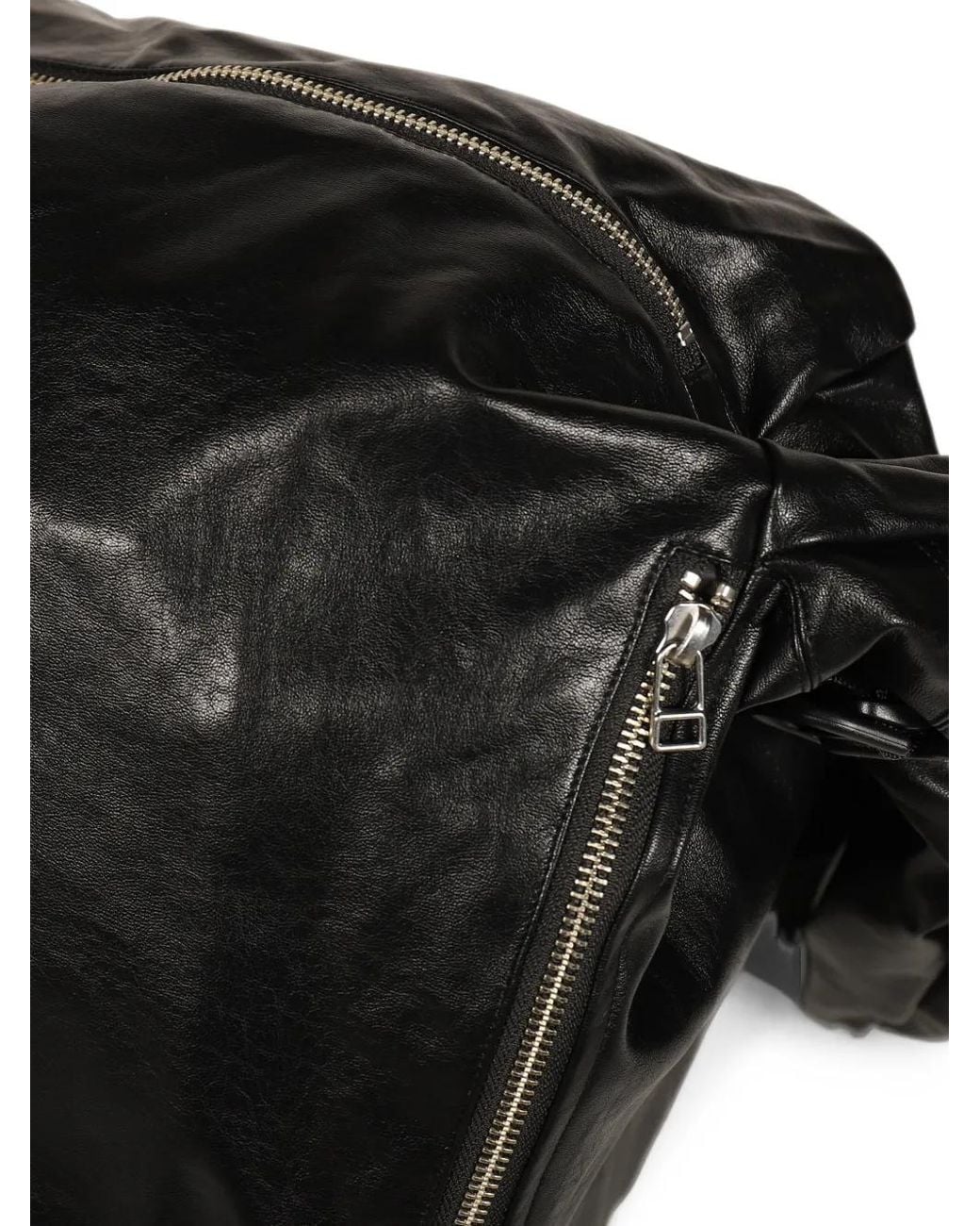 WIZZARD Black Sac Porté Épaule À Effet Ondulé for men