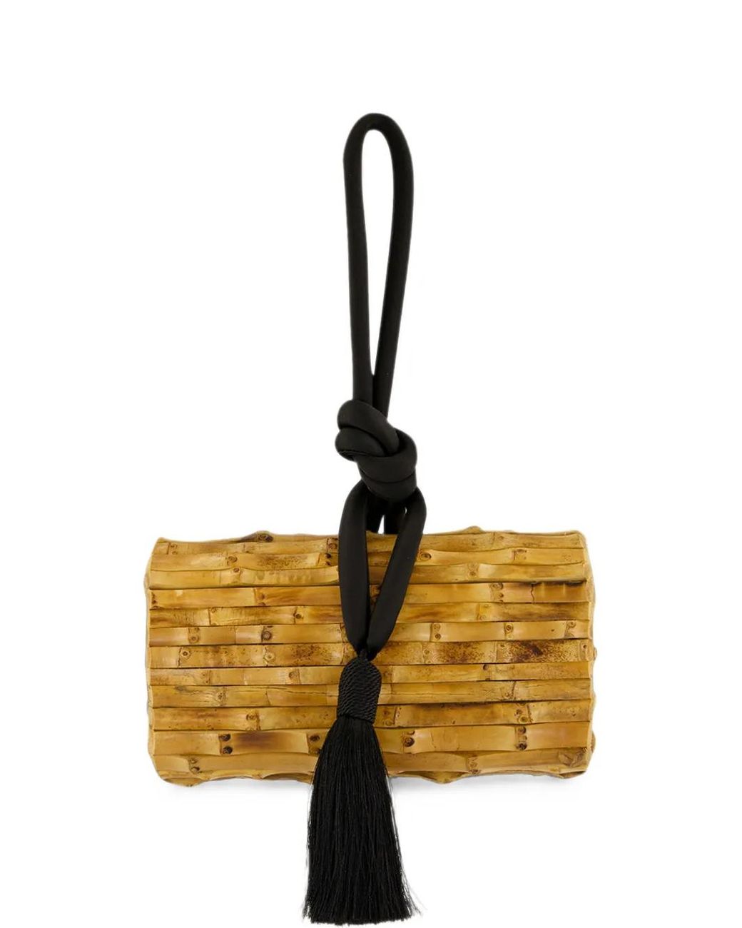 Glorinha Paranagua Metallic Pochette Tang Bamboo