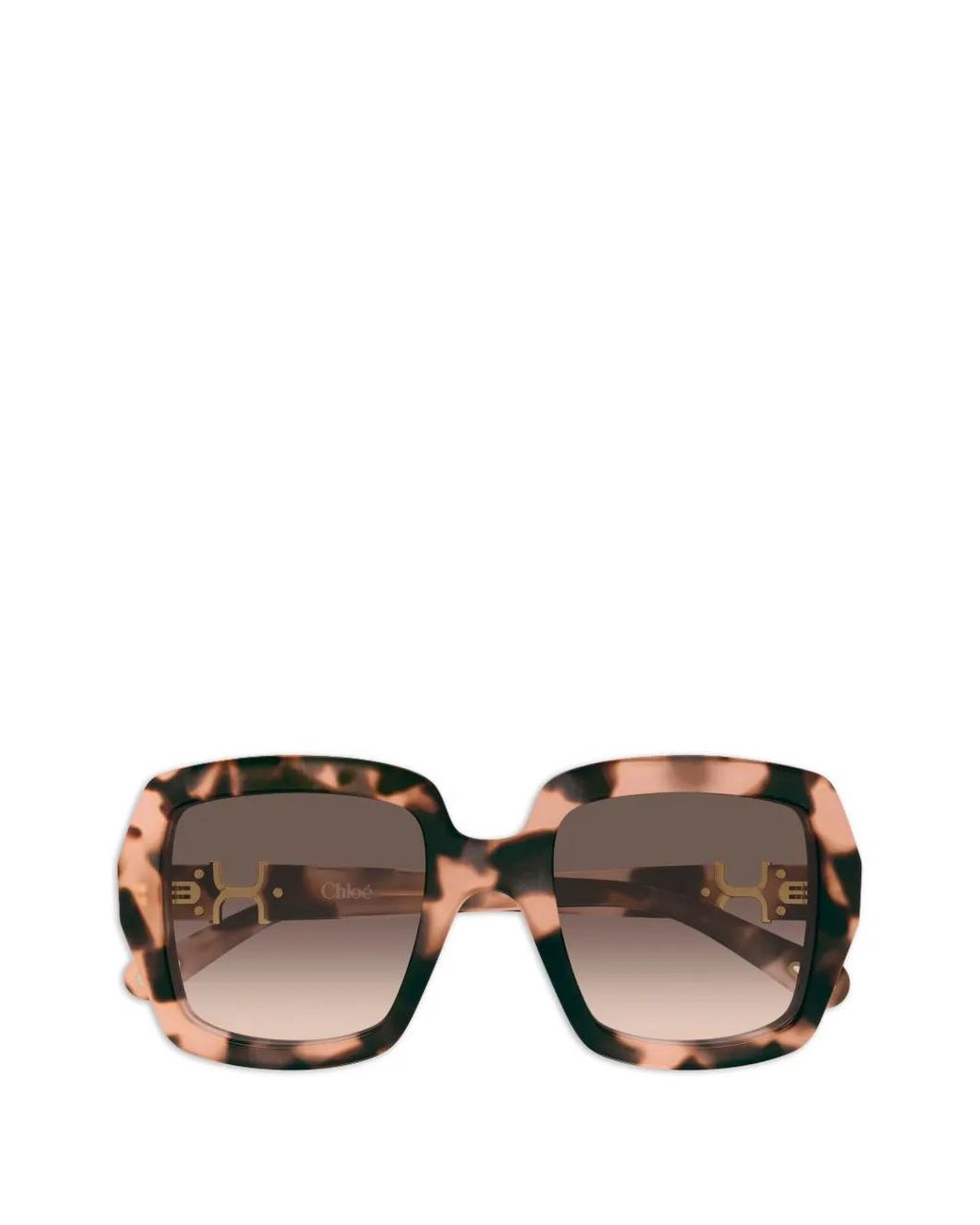 Chloé Gray Logo-Detail Sunglasses