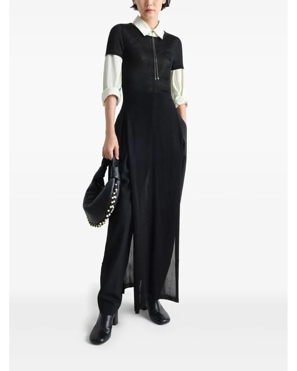 Lemaire Black Mini Fortune Handbag